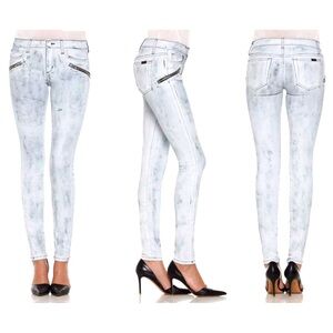Joe’s Jeans Thriller Zip Skinny Stretch Jeans in Painter White - Sz 28